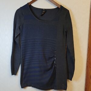Point Zero Gray Sweater